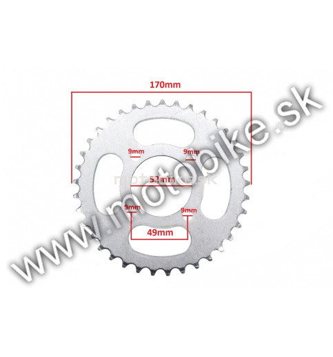 Rozeta ATV 110 125 420 / 41 zubov