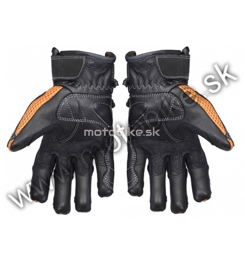 Motokrosové rukavice ZAH-003 orange L