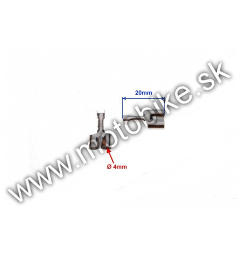 Konektor ATV, Pitbike okrúhly 4mm samica dvojitý