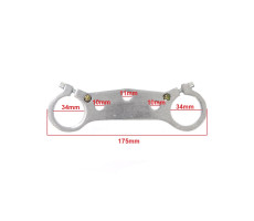 Okulár na pitbike vrchný 34mm