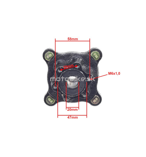 Náboj kolesa ATV 150 200 BASHAN predný