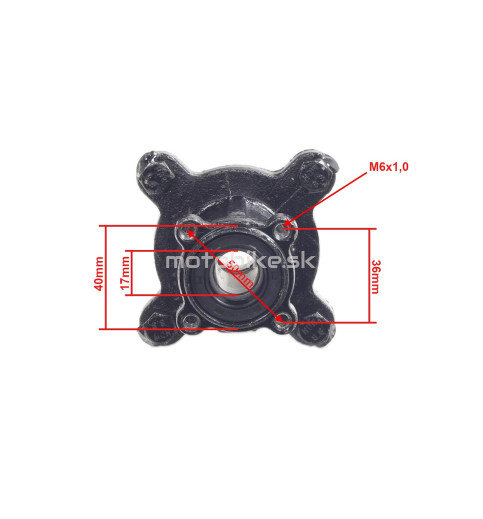 Náboj kolesa ATV 125 150 200 predný