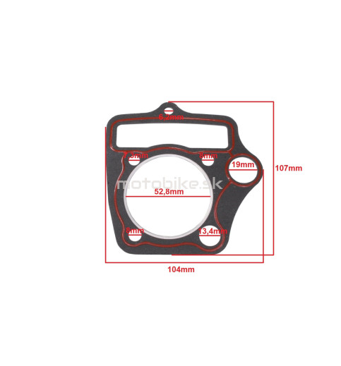 Tesnenie ATV Pitbike 110 125 sada (52,4mm) typ II