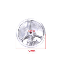 Kryt hlavy ATV  PITBIKE 125 ľavý chróm 72mm M6