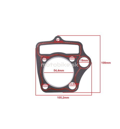 Tesnenie PITBIKE ATV 125 (54mm) typ II