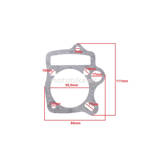 Tesnenie PITBIKE ATV 125 (54mm) typ II