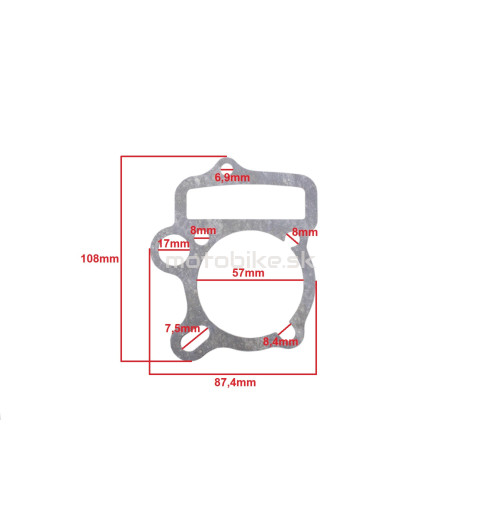 Tesnenie ATV 110 cm3 pod hlavu a valec 52,40 mm BRI