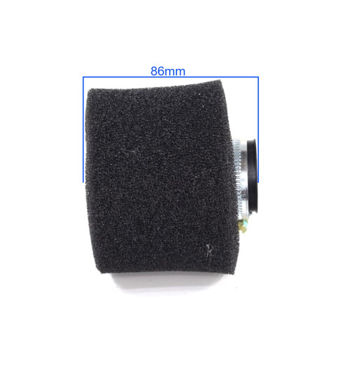 Vzduchový filter 32mm molitan čierný