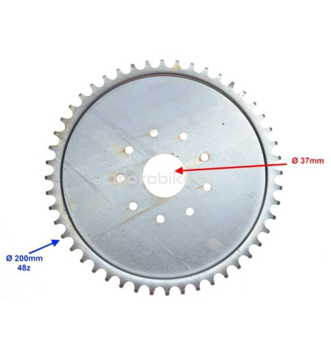 Rozeta na moto bicykel 415 / 48z