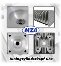 Hlava Simson LT85 TUNING MZA, Ø49mm