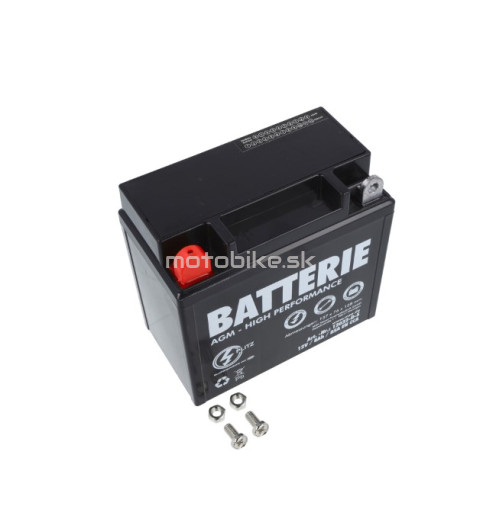 Akumulátor MZ ETZ 251, 12V, YB7-BS, 12N9-4B-1 PLITZ