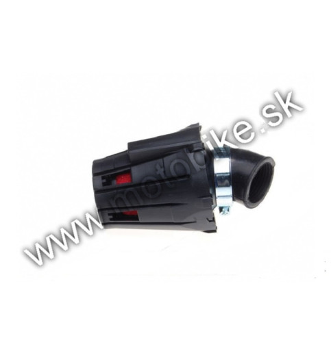 Vzduchový filter 38mm 45°plast