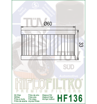 Olejový filter HF136 HIFLOFILTRO 