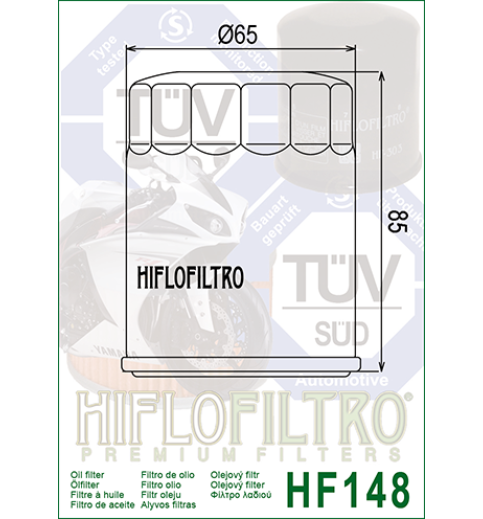 Olejový filter HF148 HIFLOFILTRO Olejový filter HF148 HIFLOFILTRO