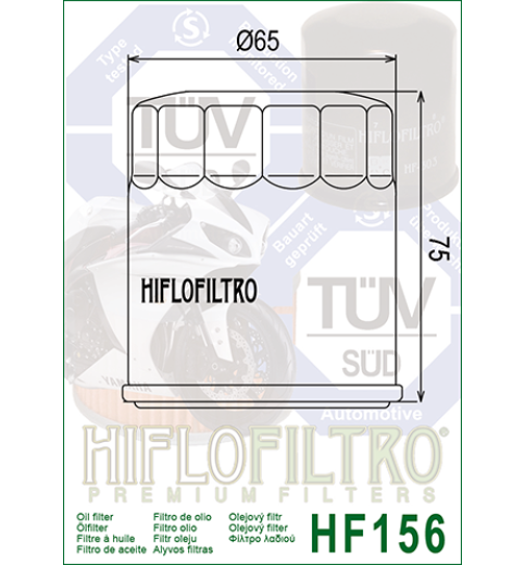 Olejový filter HF156 HIFLOFILTRO Olejový filter HF156 HIFLOFILTRO