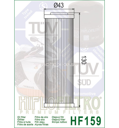 Olejový filter HF159 HIFLOFILTRO 