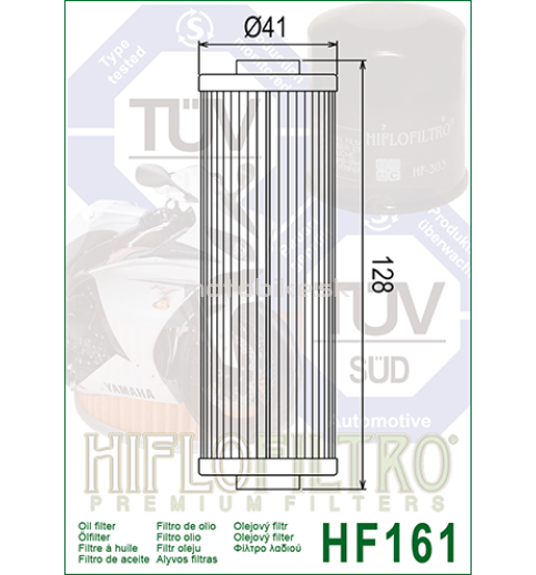 Olejový filter HF161 HIFLOFILTRO 