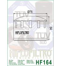 Olejový filter HF164 HIFLOFILTRO 
