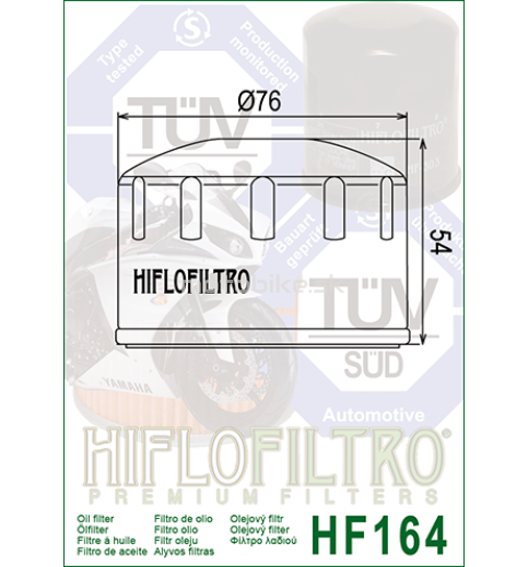Olejový filter HF164 HIFLOFILTRO 