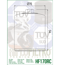 Olejový filter HF170BRC HIFLOFILTRO 