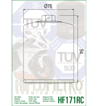 Olejový filter HF171BRC HIFLOFILTRO 