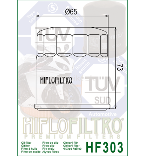 Olejový filter HF303 HIFLOFILTRO 