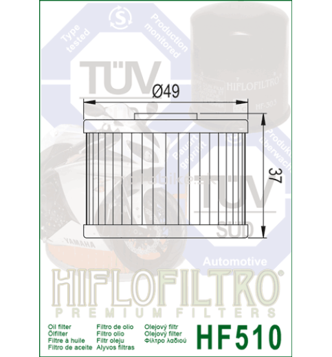 Olejový filter HF510 HIFLOFILTRO 