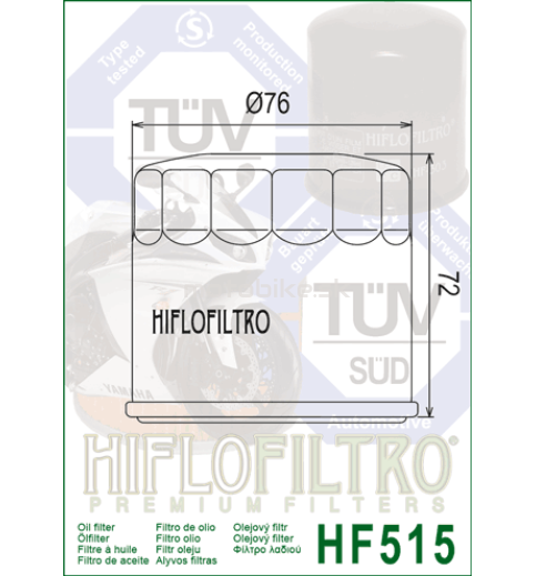 Olejový filter HF515 HIFLOFILTRO 