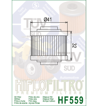 Olejový filter HF559 HIFLOFILTRO