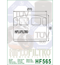 Olejový filter HF565 HIFLOFILTRO