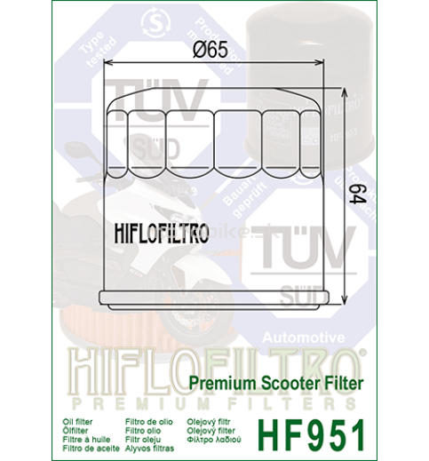 Olejový filter HF951 HIFLOFILTRO