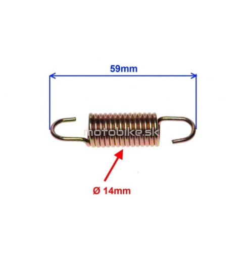 Pružina brzdového pedálu Pitbike skúter 59mm