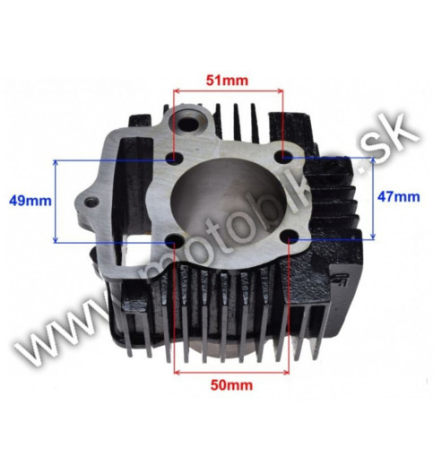 Valec ATV PITBIKE 110 52,4mm spodný štartér Valec ATV PITBIKE 110 52,4mm spodný štartér