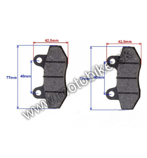 Brzdové obloženie Pitbike XB 33 Brzdové obloženie Pitbike XB 33