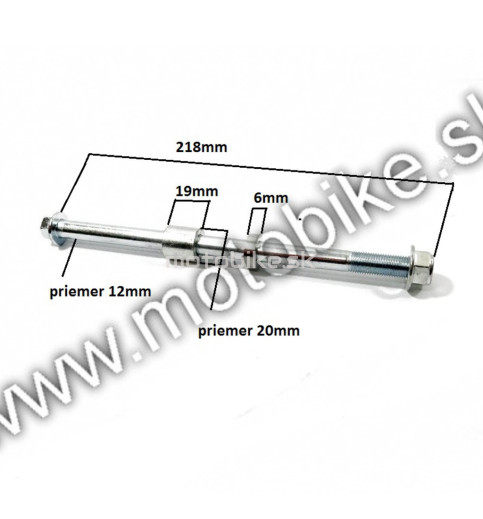 Oska na pitbike 218mm 12mm mini 80