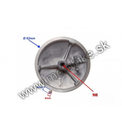 Kryt hlavy ATV  PITBIKE 125 ľavý chróm 82mm