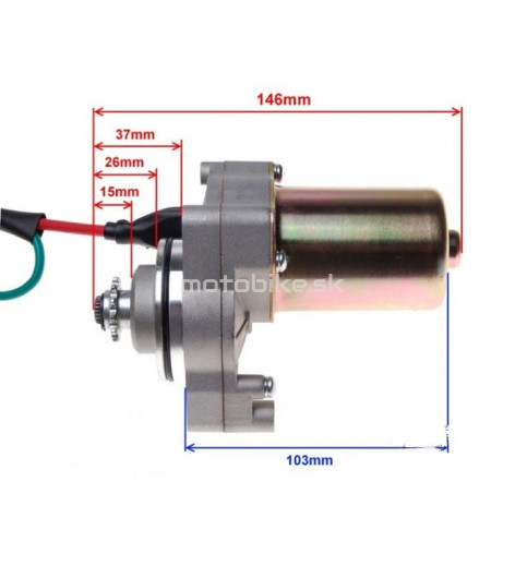 Štartér ATV Pitbike 110 - 125 vrchný