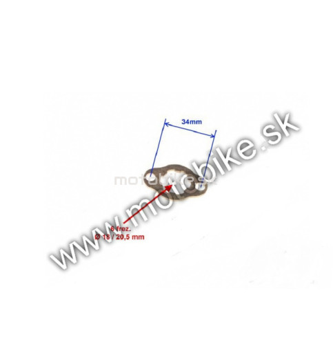 Zabezpečenie záberového kolieska 20,5mm ATV250 STXE