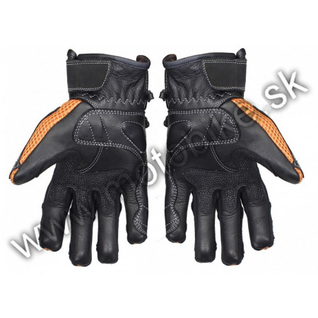 Motokrosové rukavice ZAH-003 orange XS