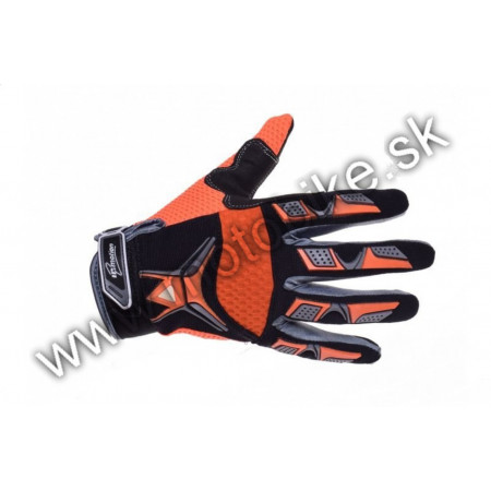 Motokrosové rukavice RANGE orange L